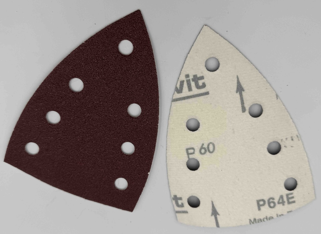 AKRUSZ ŚCIERNY, SZLIFIERSKI SELFGRIP 100X150MM GR60 6+1 HOLES FLEXOVIT P64E